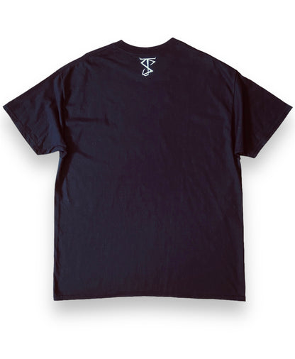 Signature Black Tee BackFlat