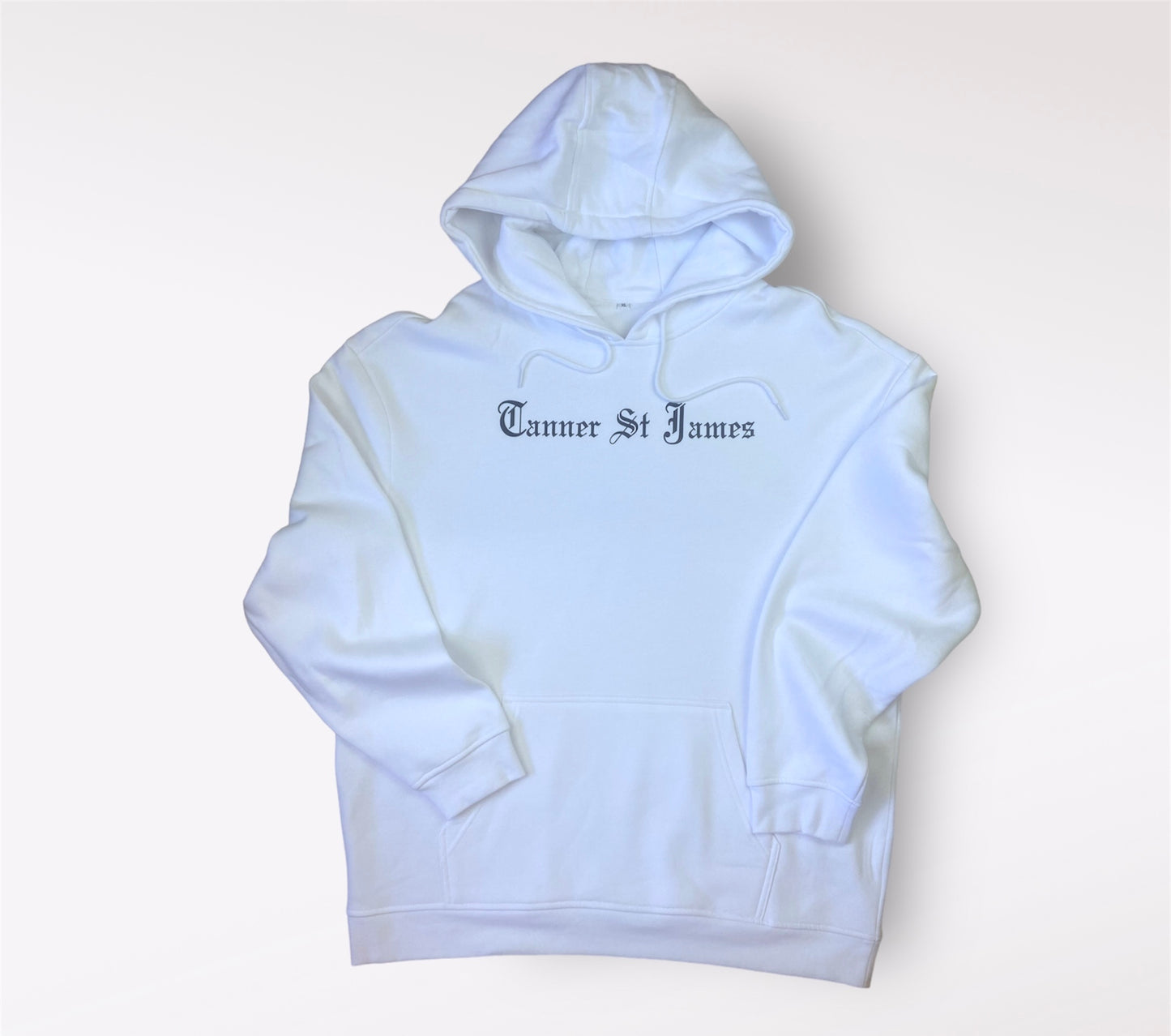 Signature TannerStJames Hoodie White close